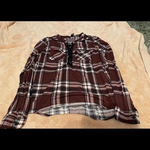 Plaid long sleeve